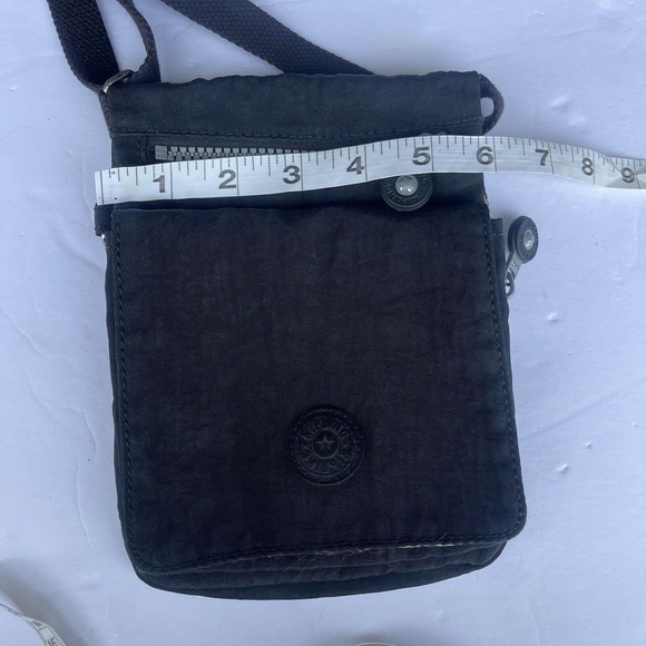 Kipling Crossbody Bag Purse Sling Black Zip Card Slots Pockets - Picture 14 of 14